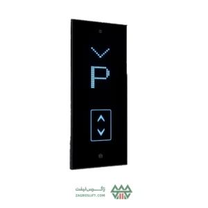 شستی طبقه لمسی-توکار شیشه ای