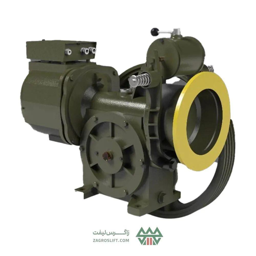 موتور-آسانسور-سوما-6.1kw-زاویه-پشت